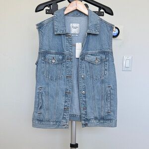 Abercrombie & Fitch Light Blue Denim Jacket